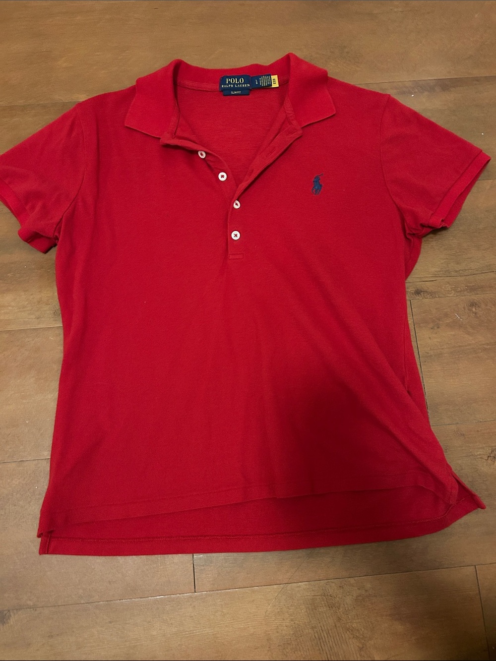 Polo by Ralph Lauren Red Short-Sleeve Polo with Navy Pony